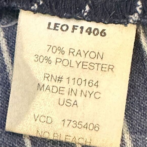 Avenue Montaigne Navy Striped Pants - Picture 4 of 5